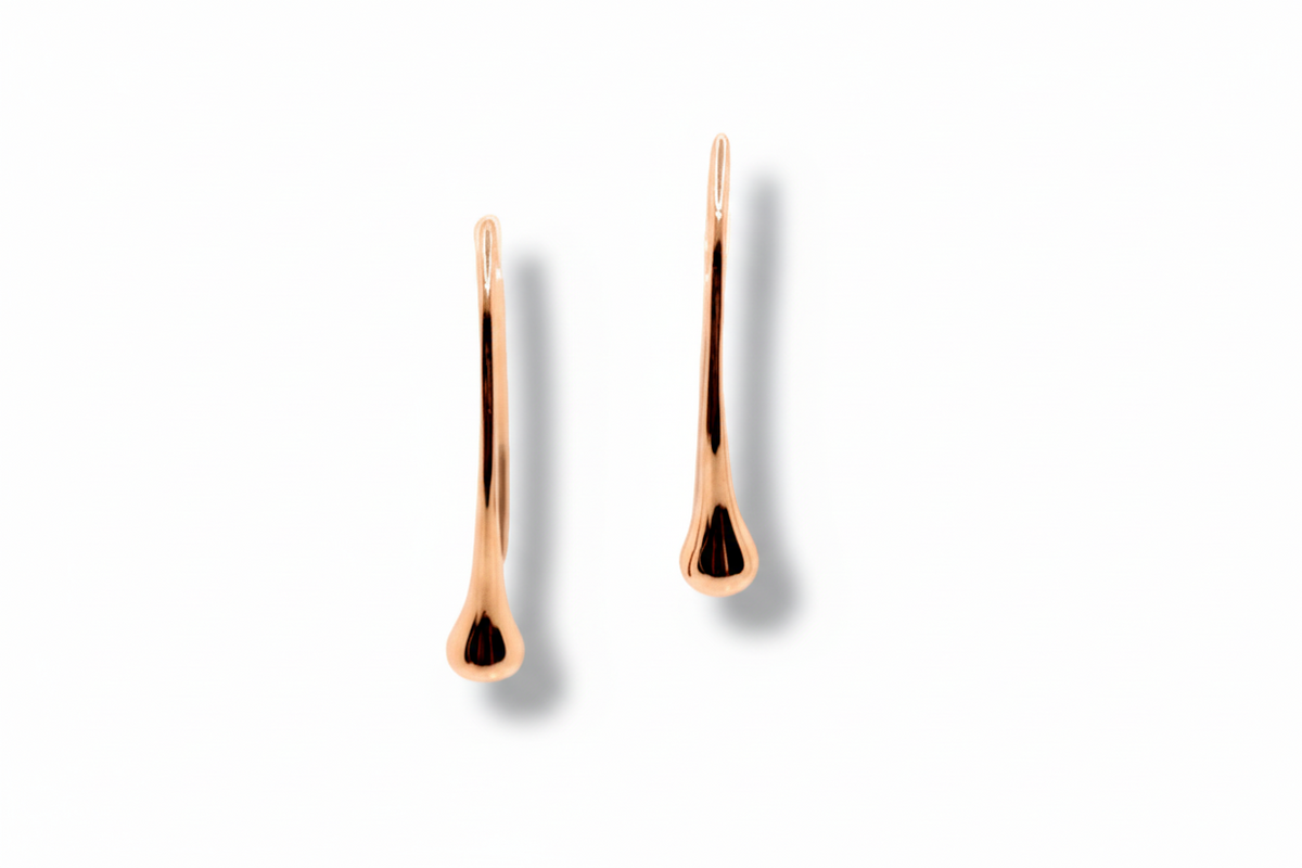 Drop Mini Earrings 18K Rose Gold