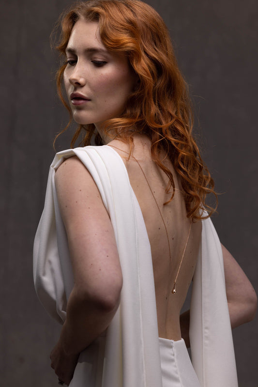 Drop Necklace Red gold