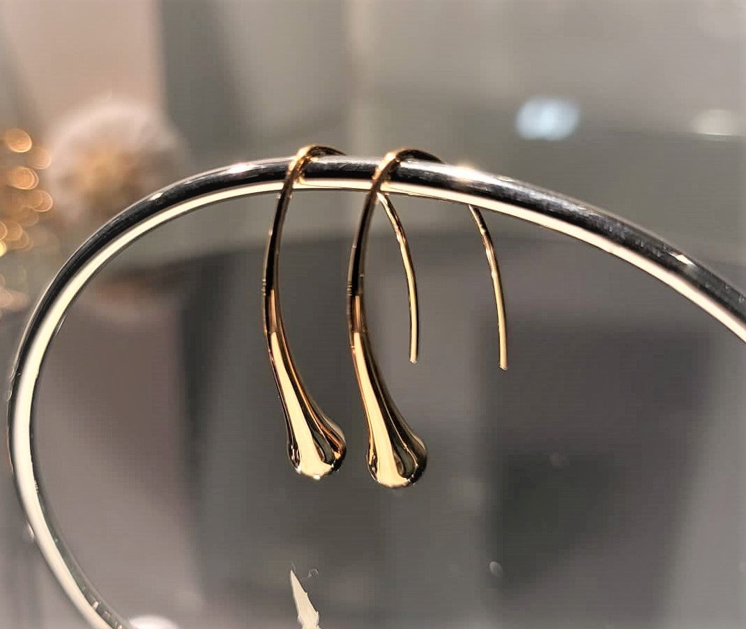 DROP MINI ÖRHÄNGEN 18K RÖDGULD