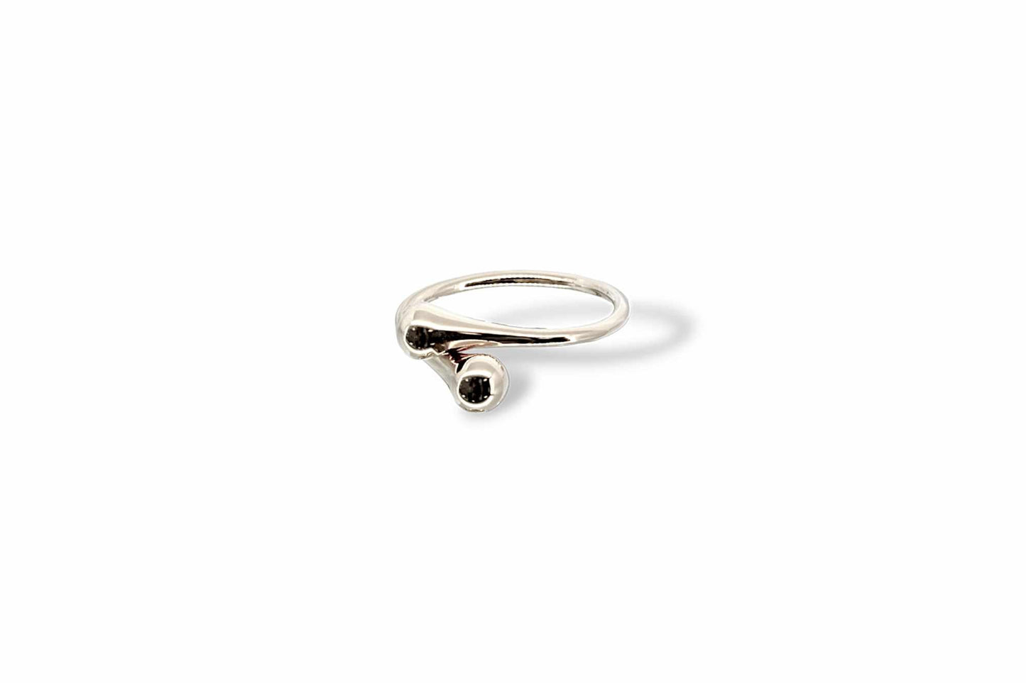 The Drop Mini Ring 18K White Gold