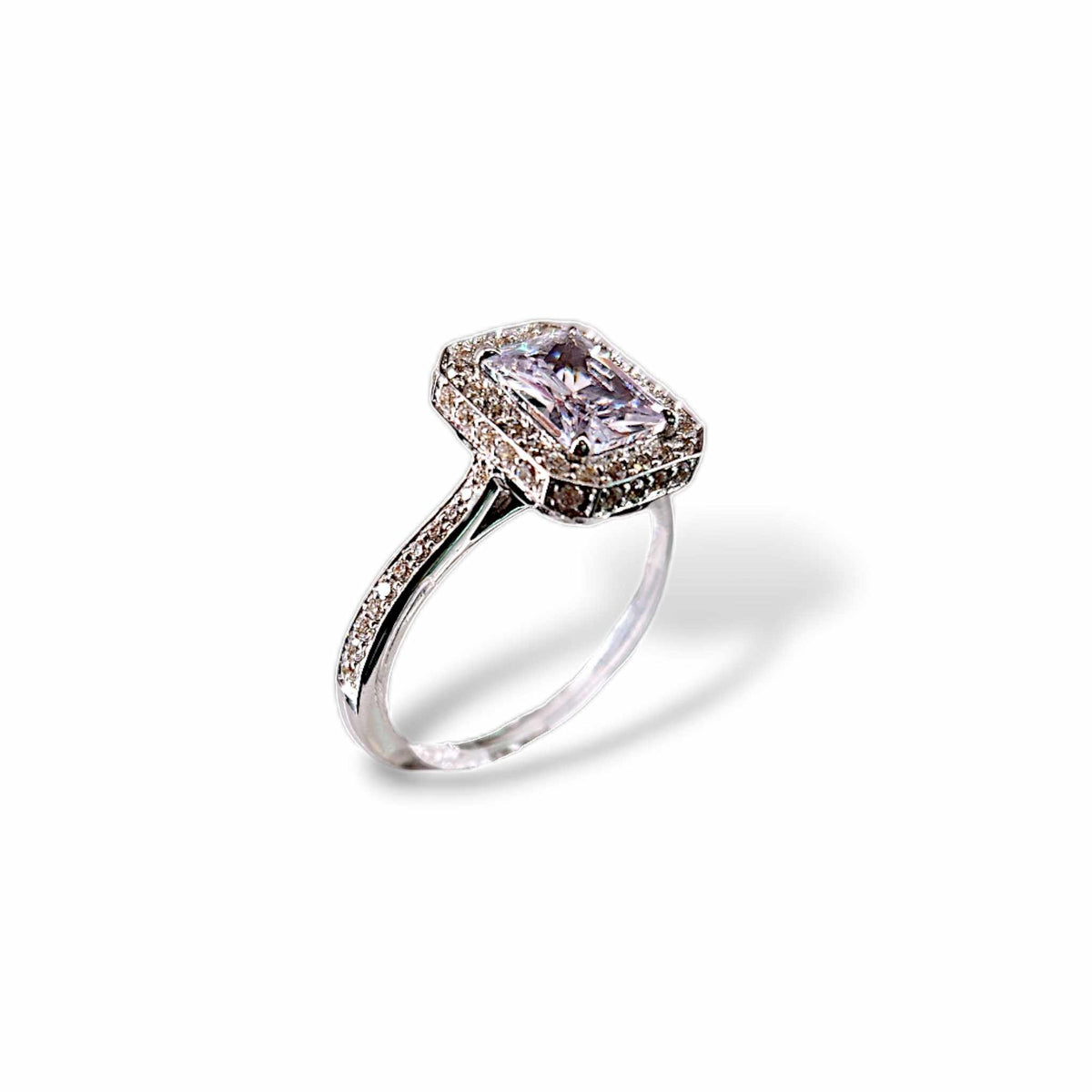 Emerald Diamond Wedding Ring
