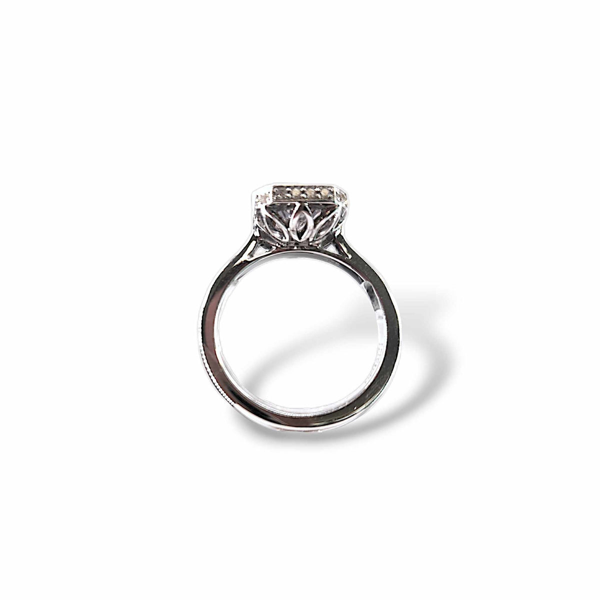 Emerald Diamond Wedding Ring