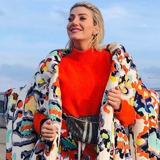 Big She Earring Rose gold