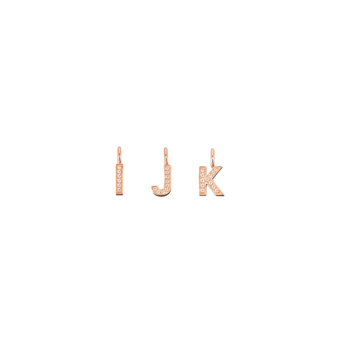 LETTER HÄNGE 18K ROSÉGULD