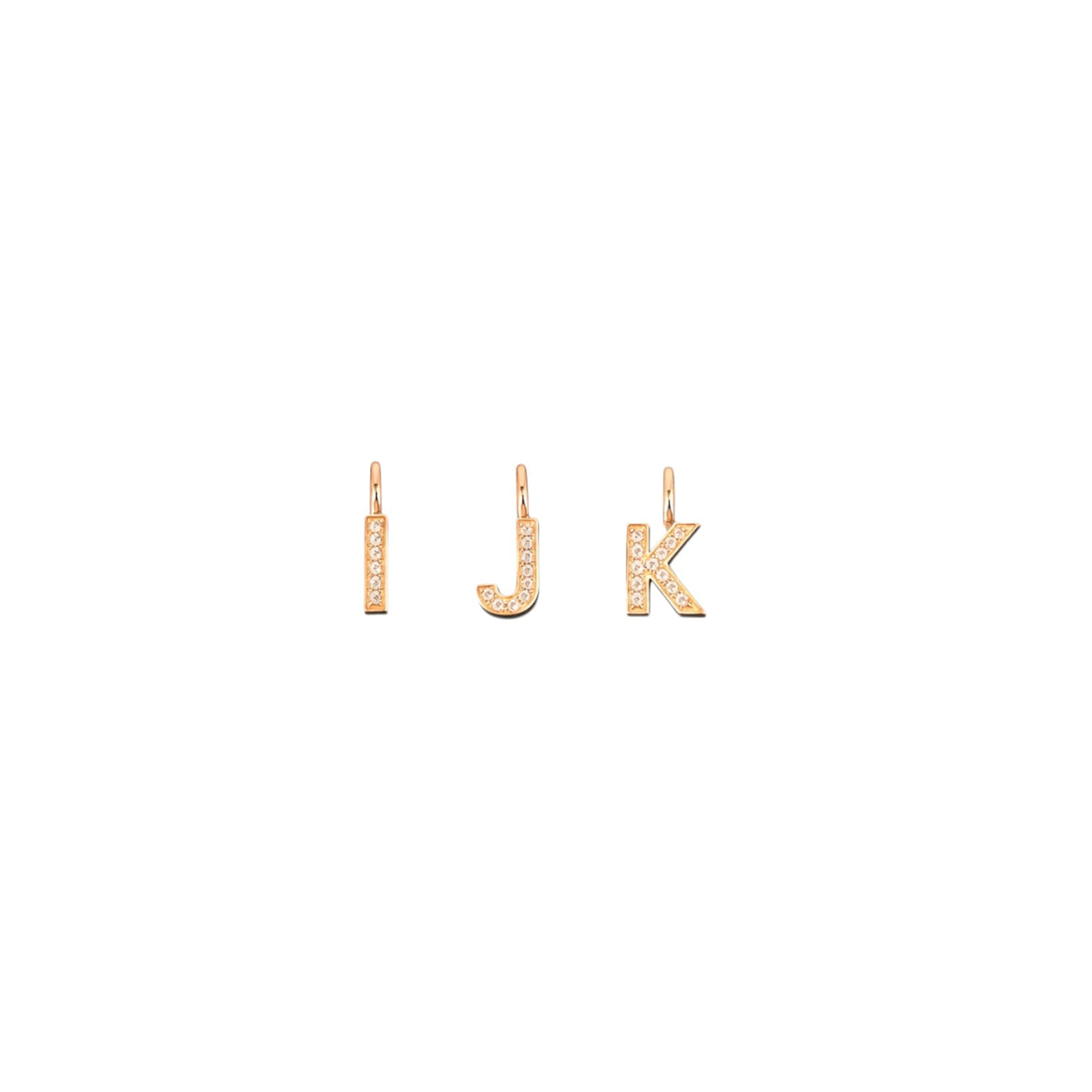 LETTER HÄNGE 18K RÖDGULD