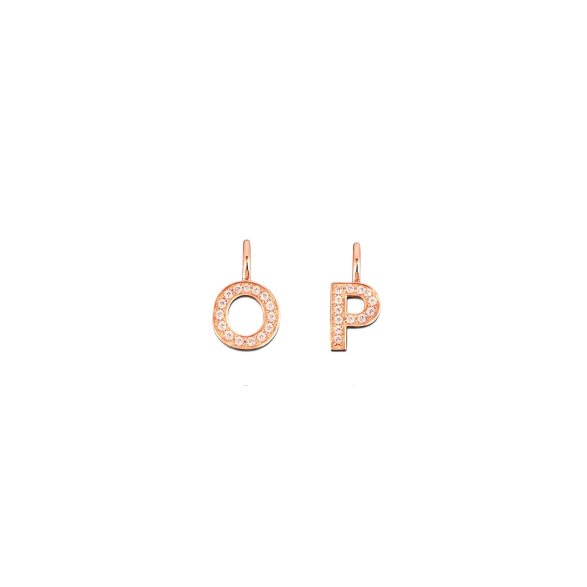 LETTER HÄNGE 18K ROSÉGULD