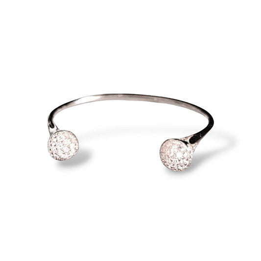 Droppen Diamant Armband 18K Vitguld