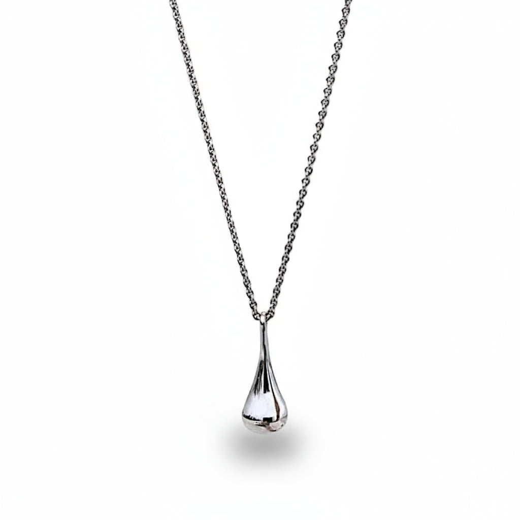 Drop Pendant 18K White Gold