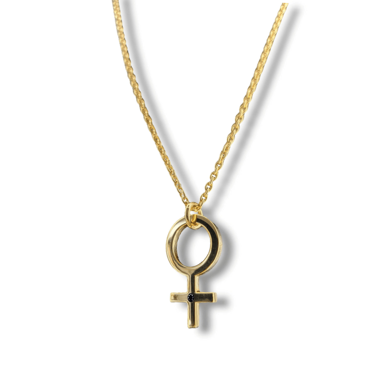 She Necklace Red gold