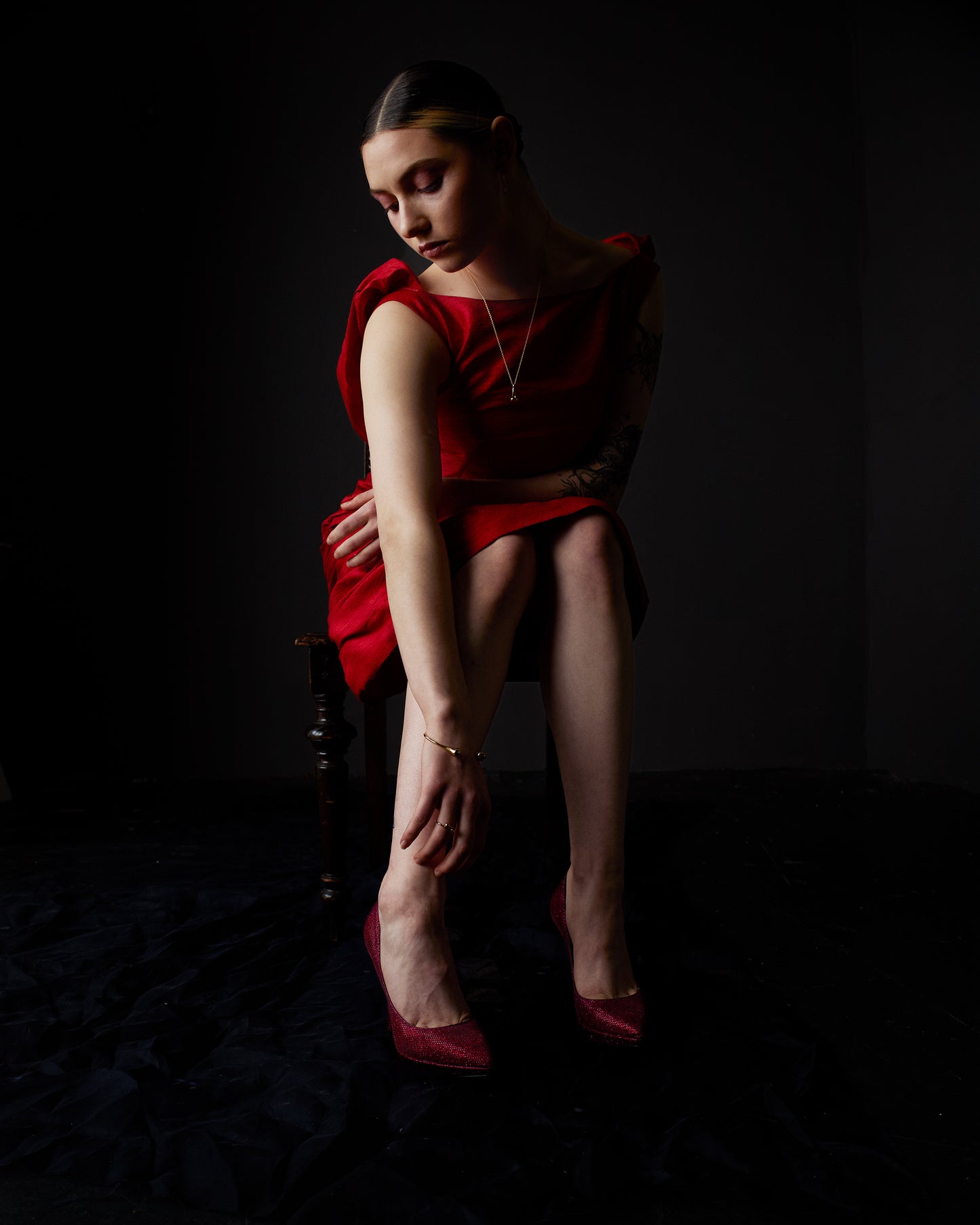 Drop Bracelet 18K White Gold