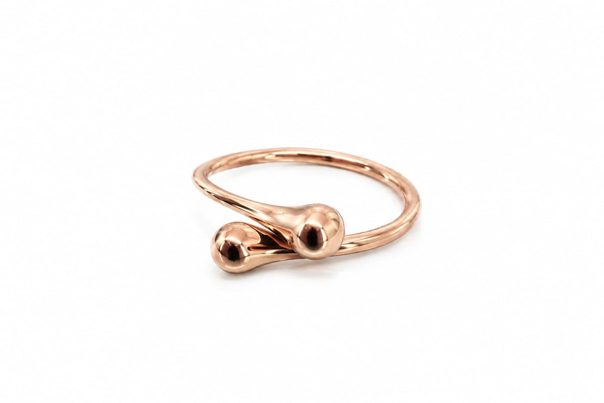 The drop Mini Ring 18K Rose gold