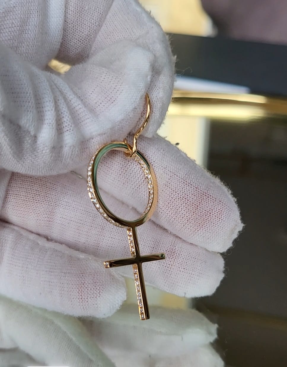 She Diamond Earring 18K Rose Gold