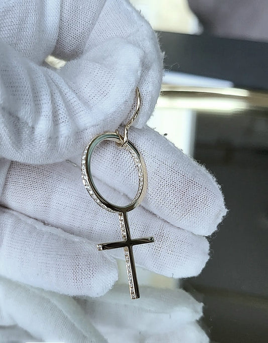 SHE DIAMANT ÖRHÄNGEN 18K VITGULD