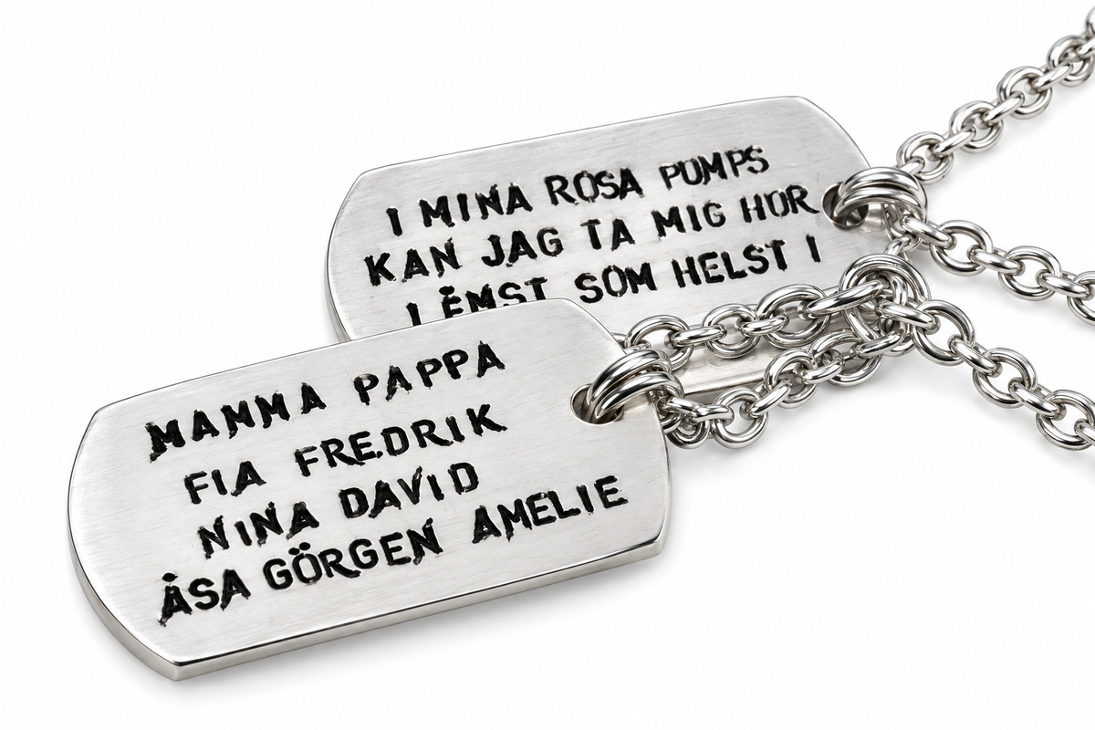 Army Badge Necklace