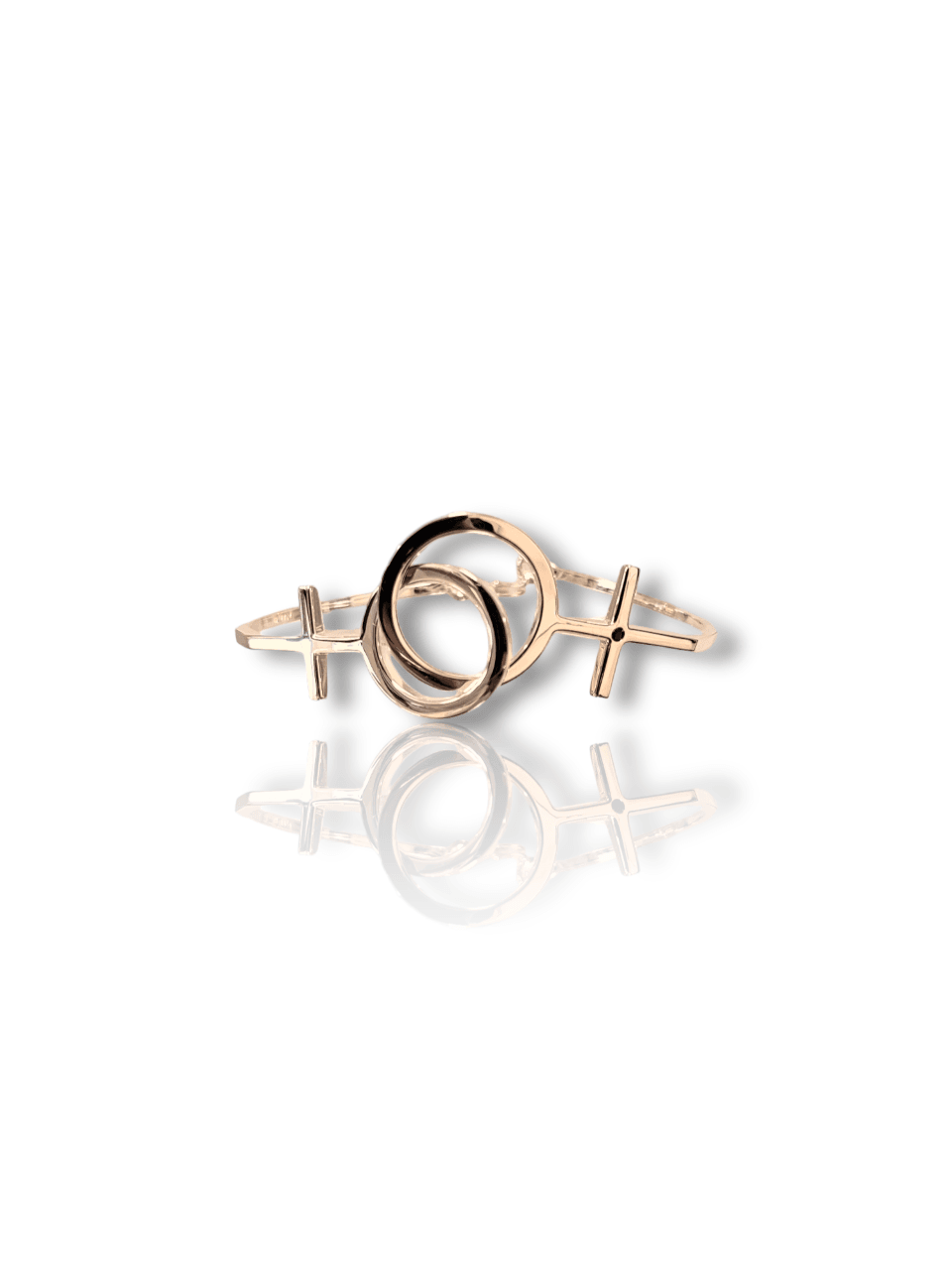 She Sisterhood Bracelet Red gold