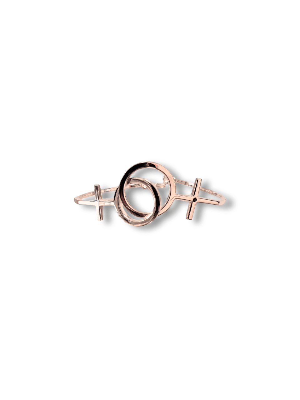 SHE SISTERHOOD ARMBAND ROSÉGULD
