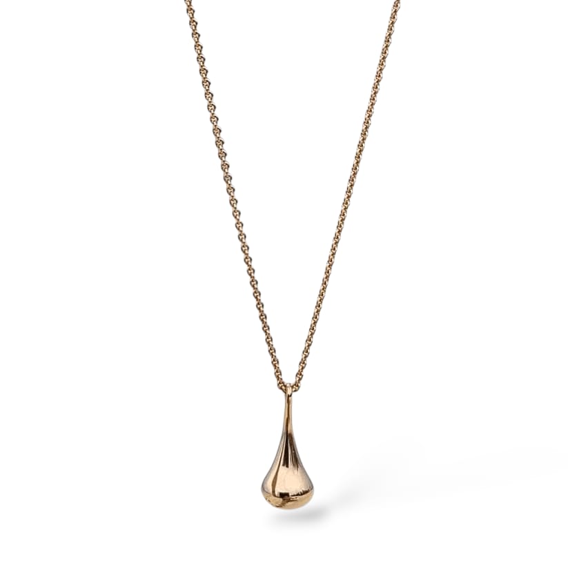 Drop Pendant Diamond 18K White Gold