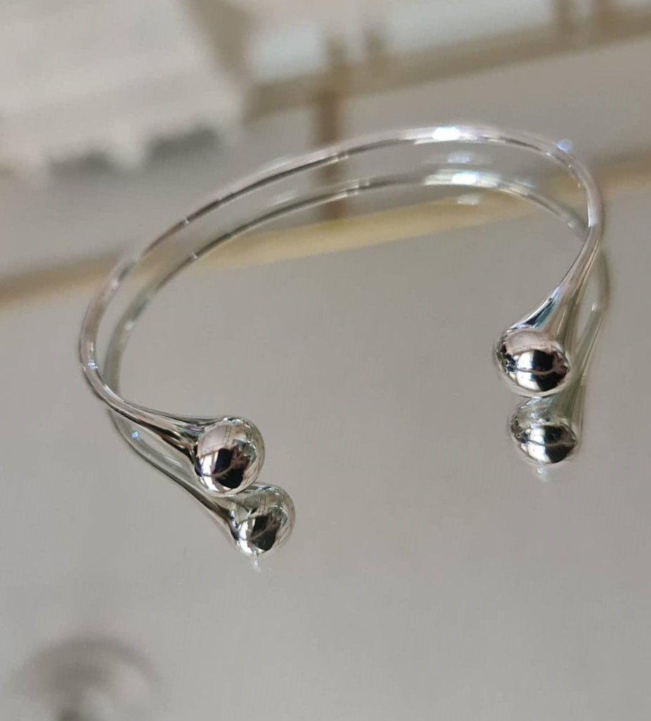 DROP ARMBAND 18K VITGULD