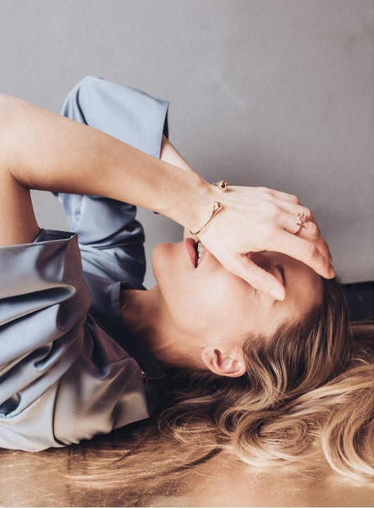 Drop Bracelet Red gold