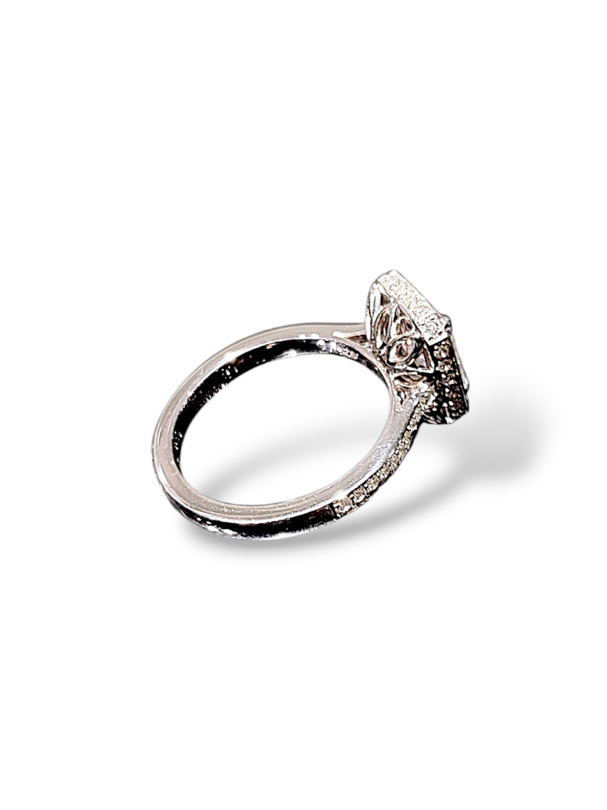 Emerald Diamond Wedding Ring