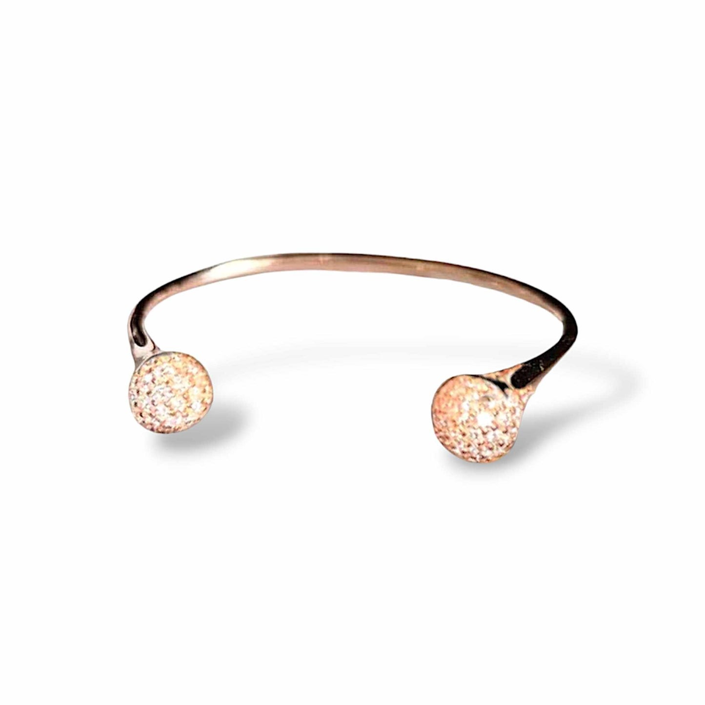 Droppen Diamant Armband 18K Rödguld