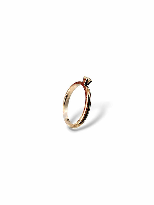 Sweeten 0.06ct Ring Red gold