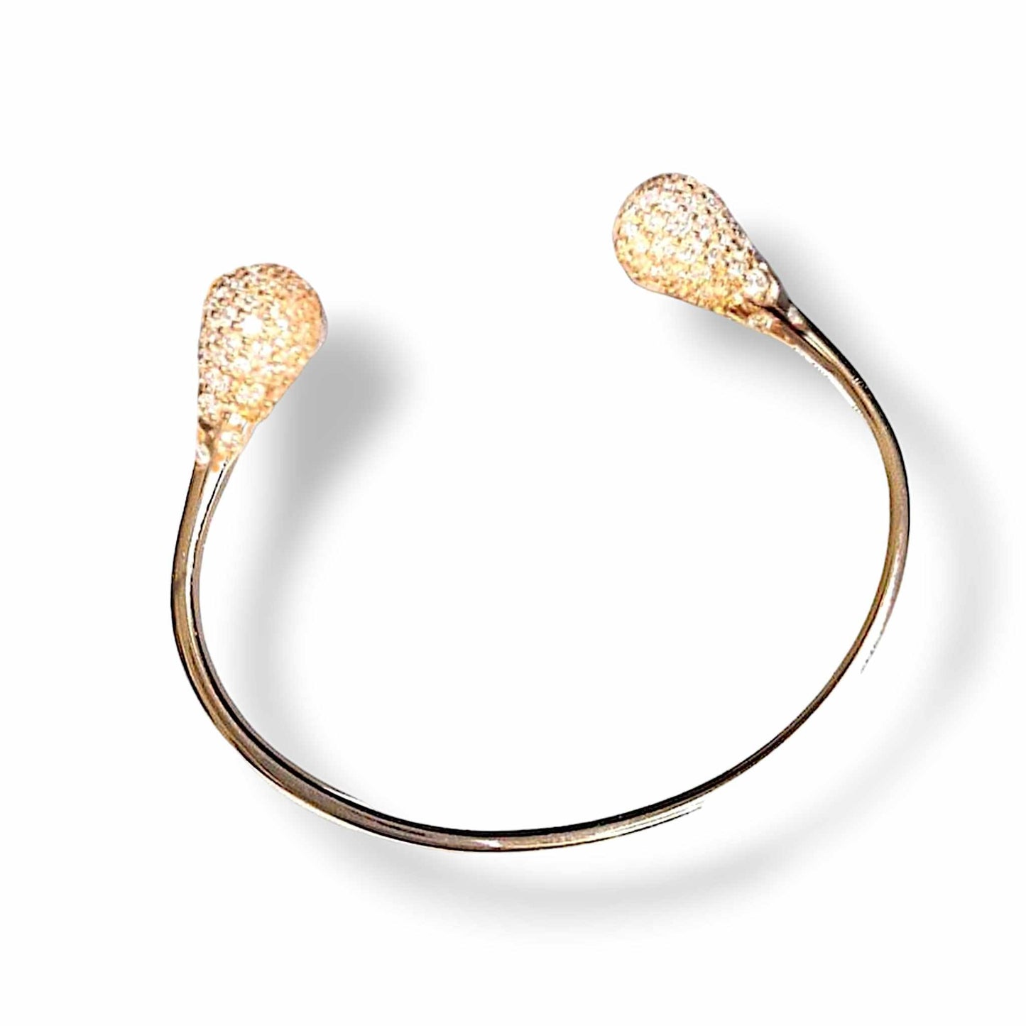 Droppen Diamant Armband 18K Rödguld
