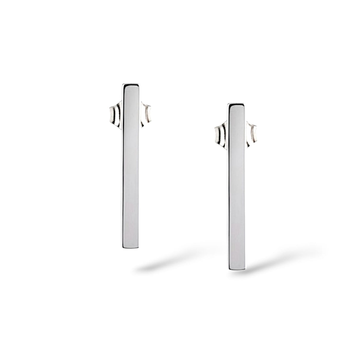 Drop Mini Earrings 18K White Gold