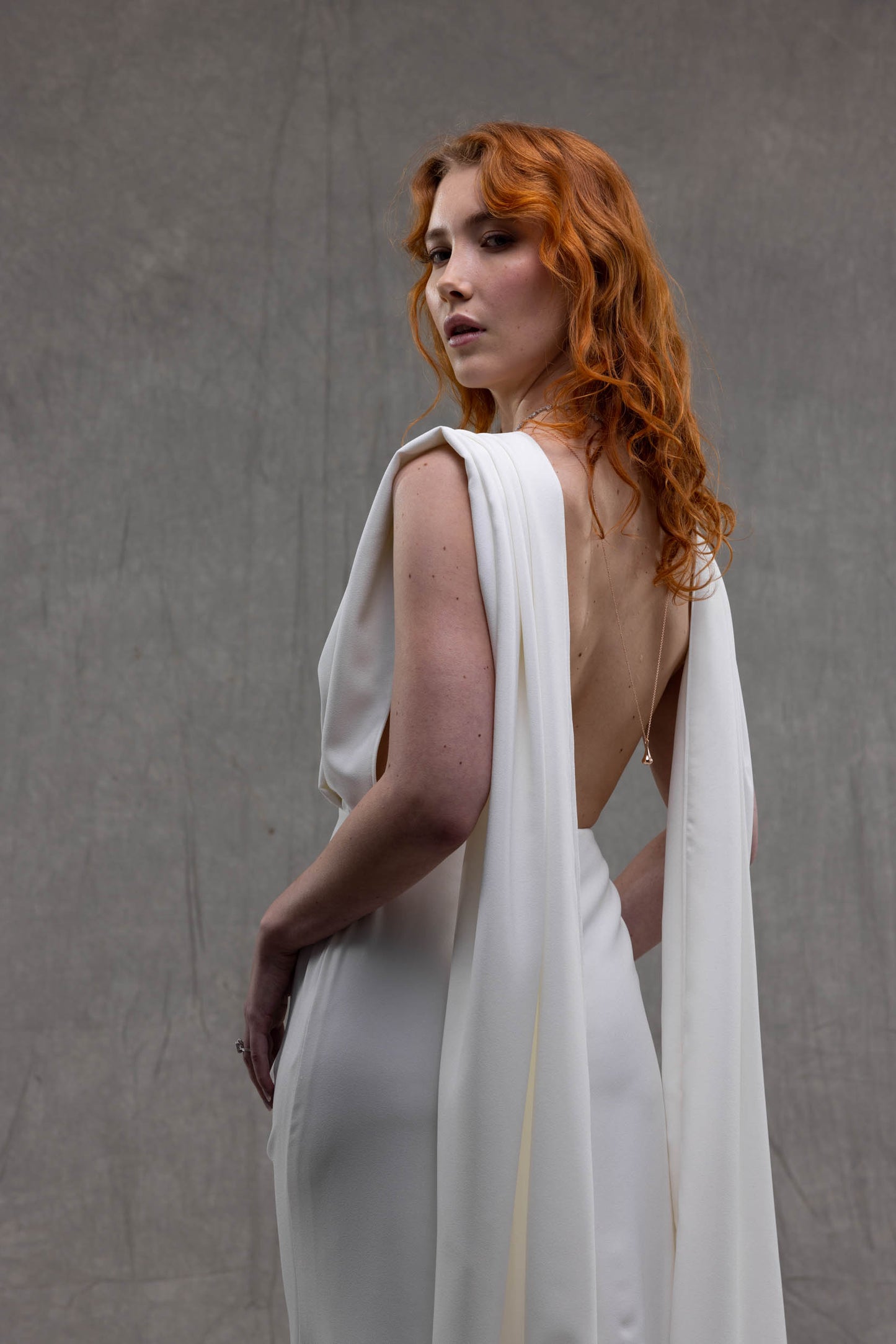 Drop Pendant Diamond 18K White Gold