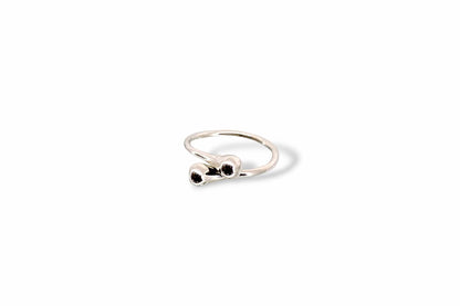 Droppen Mini Ring Silver