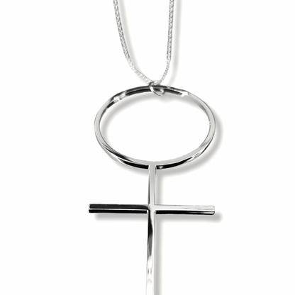 Big She Halsband Silver