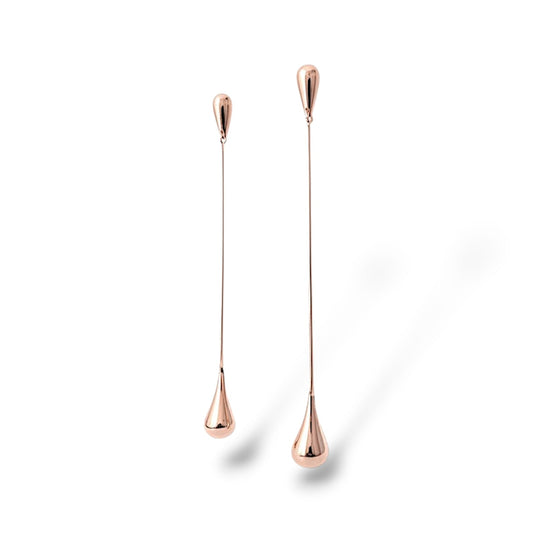 DROP ÖRHÄNGEN 18K ROSÉGULD