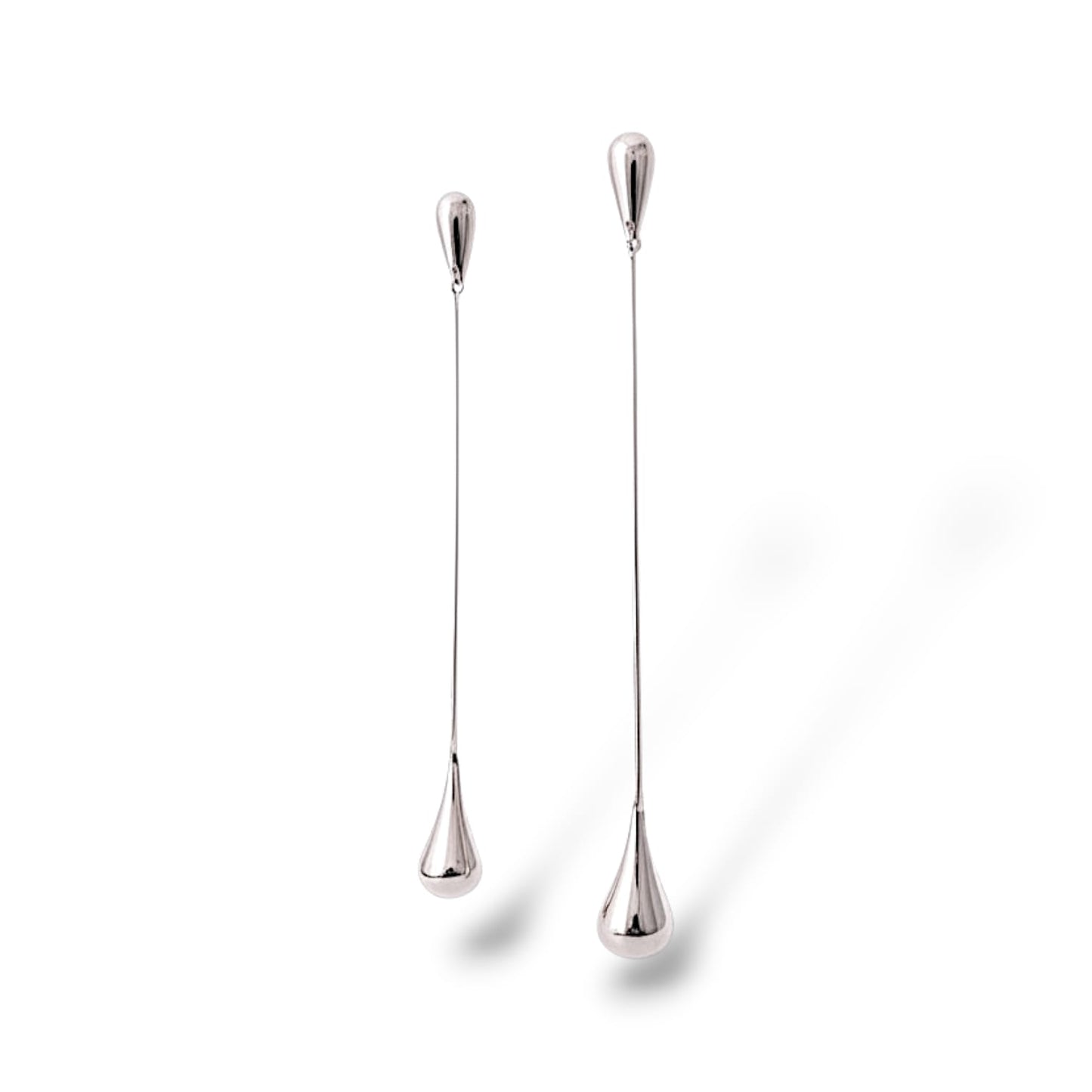 DROP ÖRHÄNGEN 18K VITGULD