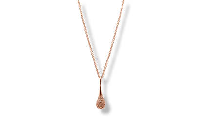 Drop Pendant Diamond 18K Rose Gold