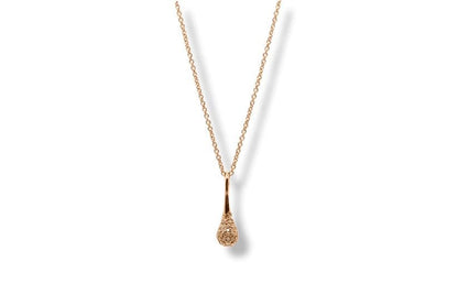 DROP HÄNG DIAMANT 18K RÖDGULD
