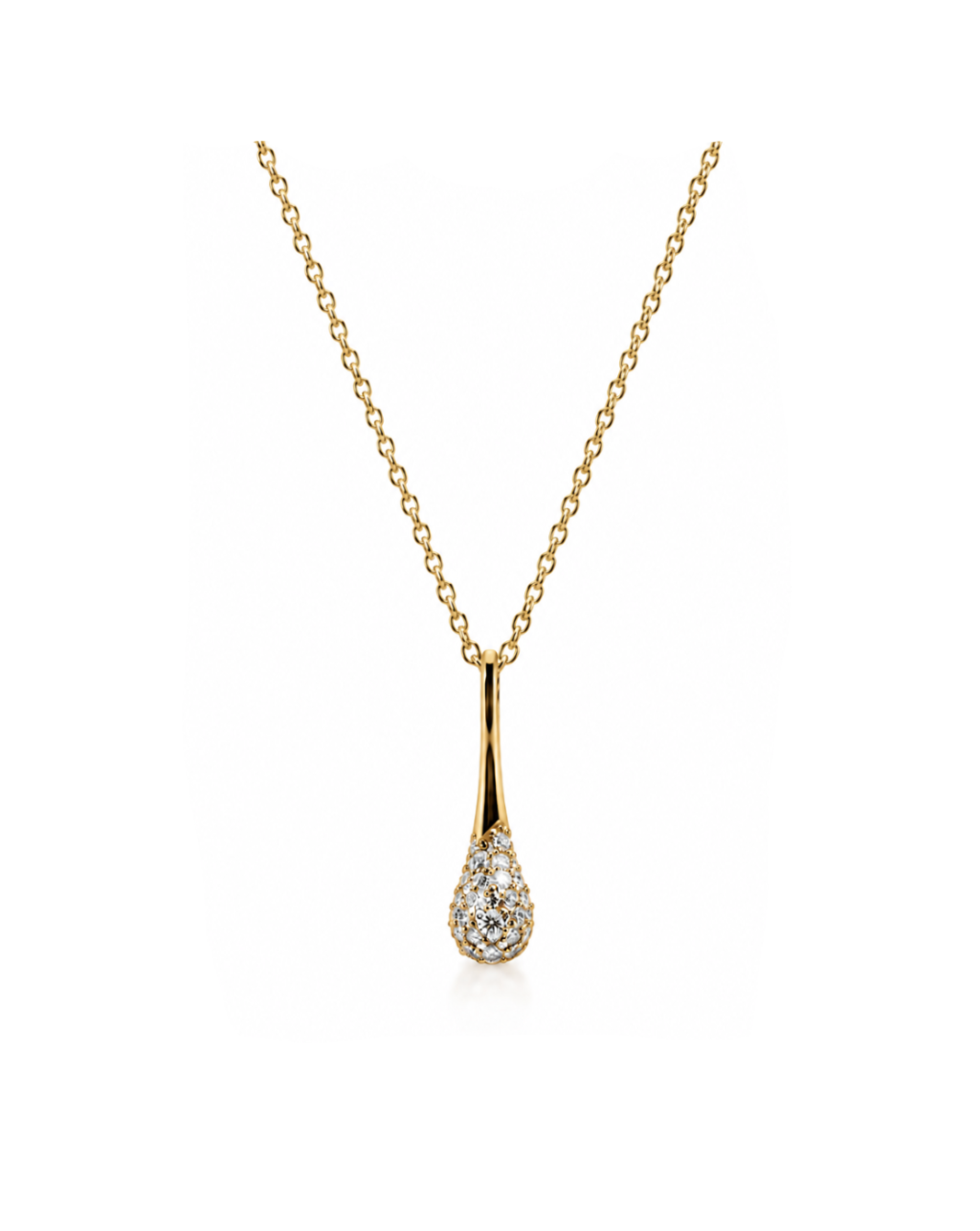 DROP HÄNG DIAMANT 18K RÖDGULD