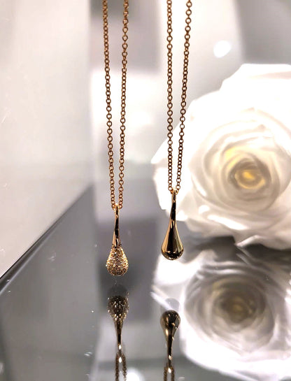DROP HÄNG DIAMANT 18K RÖDGULD