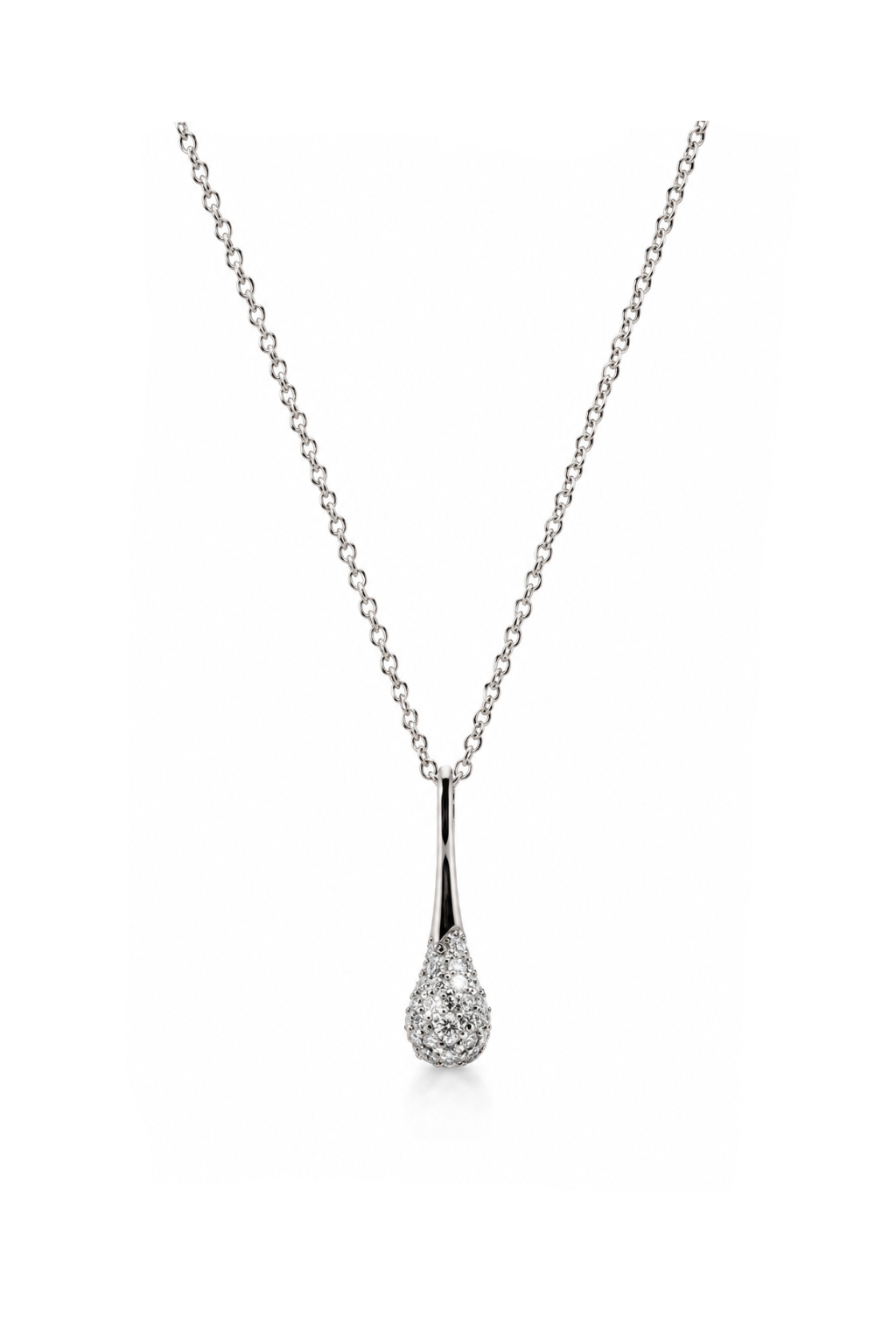 DROP HÄNG DIAMANT 18K VITGULD