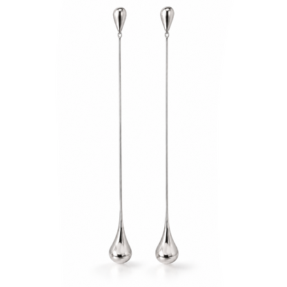 DROP ÖRHÄNGEN 18K VITGULD