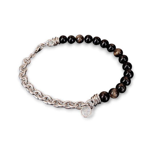 GOLDEN OBSIDIAN ARMBAND