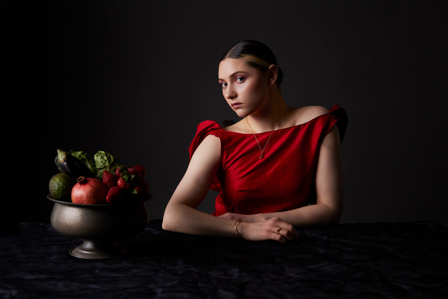 Drop Pendant Diamond 18K White Gold