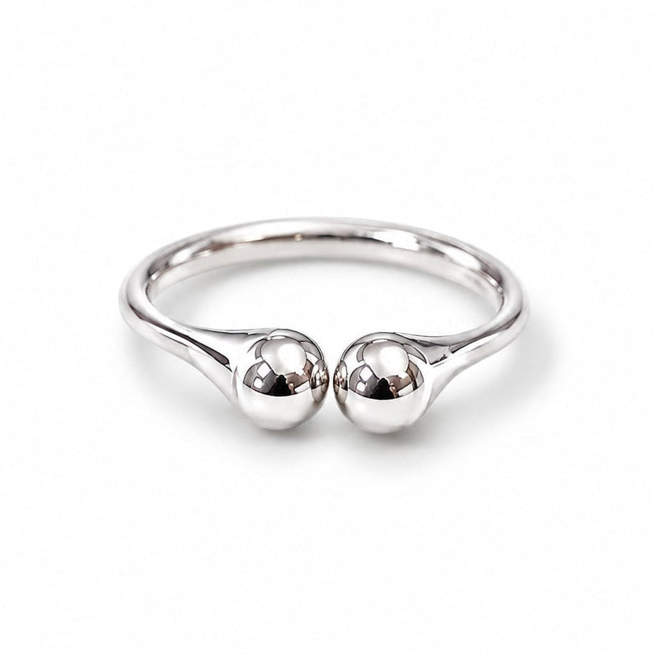 The drop Mini Ring Silver
