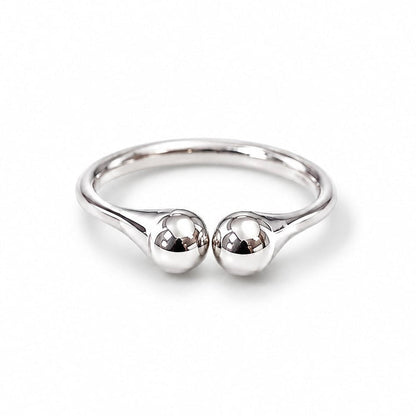 The drop Mini Ring Silver