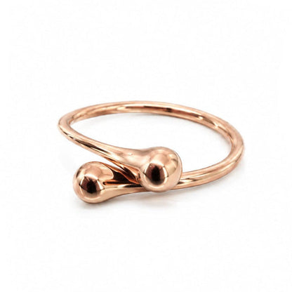 The drop Mini Ring 18K Rose gold