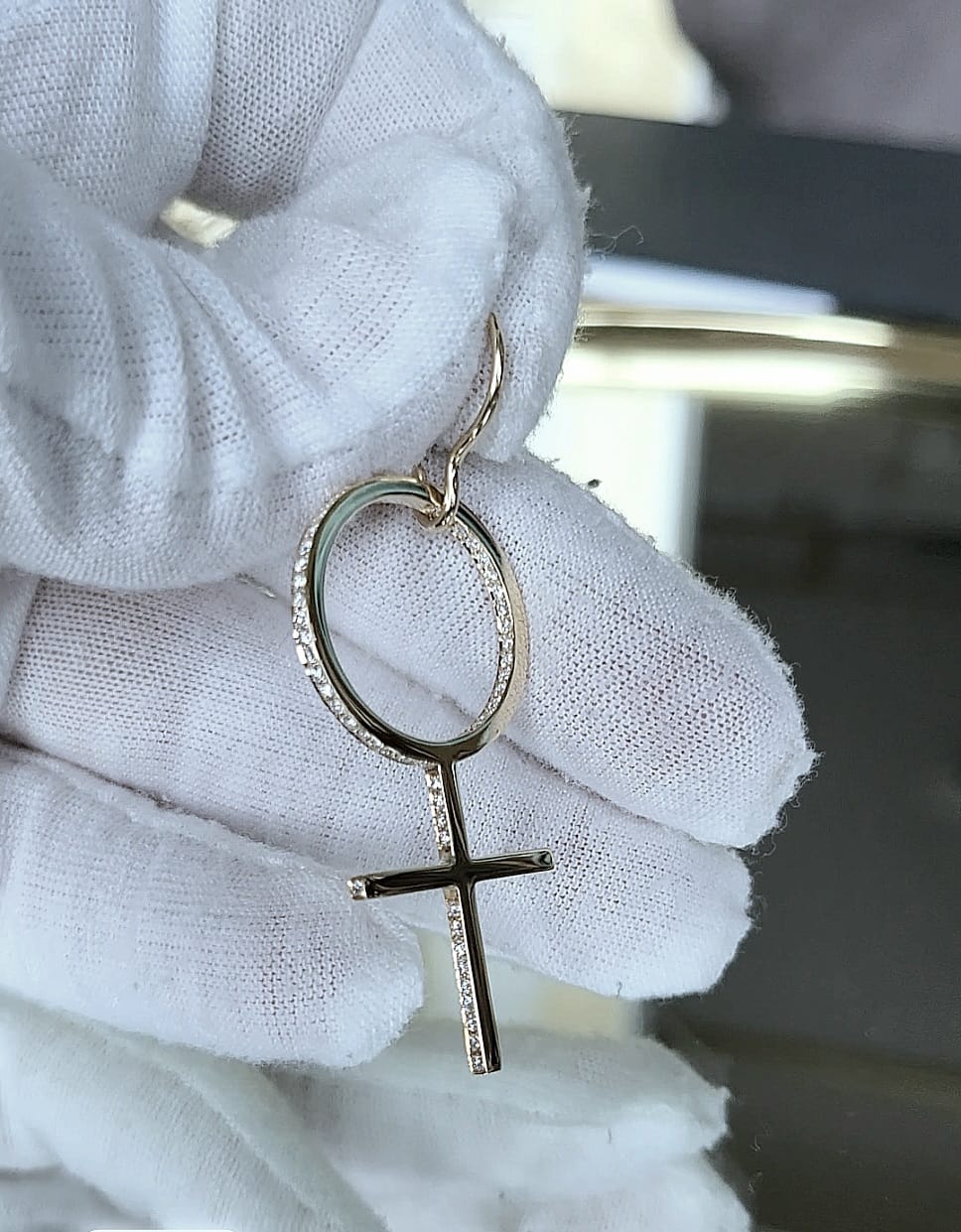 She Diamond Earring 18K Rose Gold