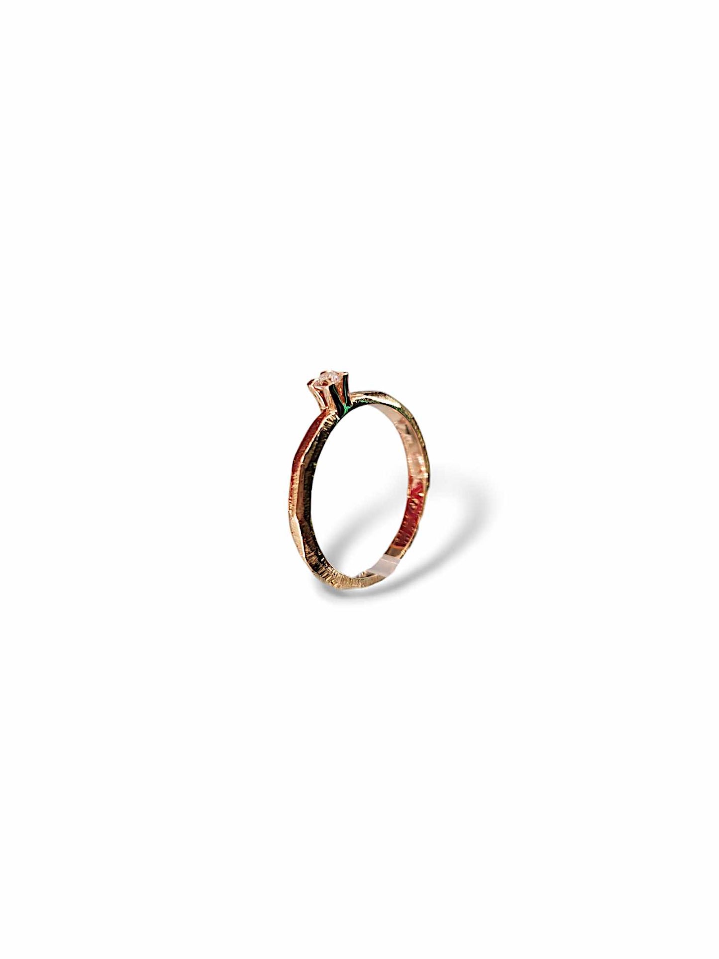 TROLLS SWEETEN 0,06CT RING ROSÉGULD