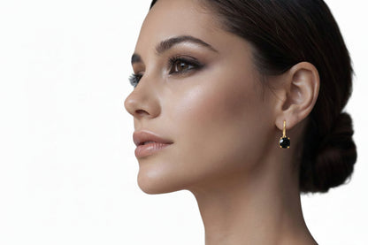 BLACKSTONE ÖRHÄNGEN 18K RÖDGULD