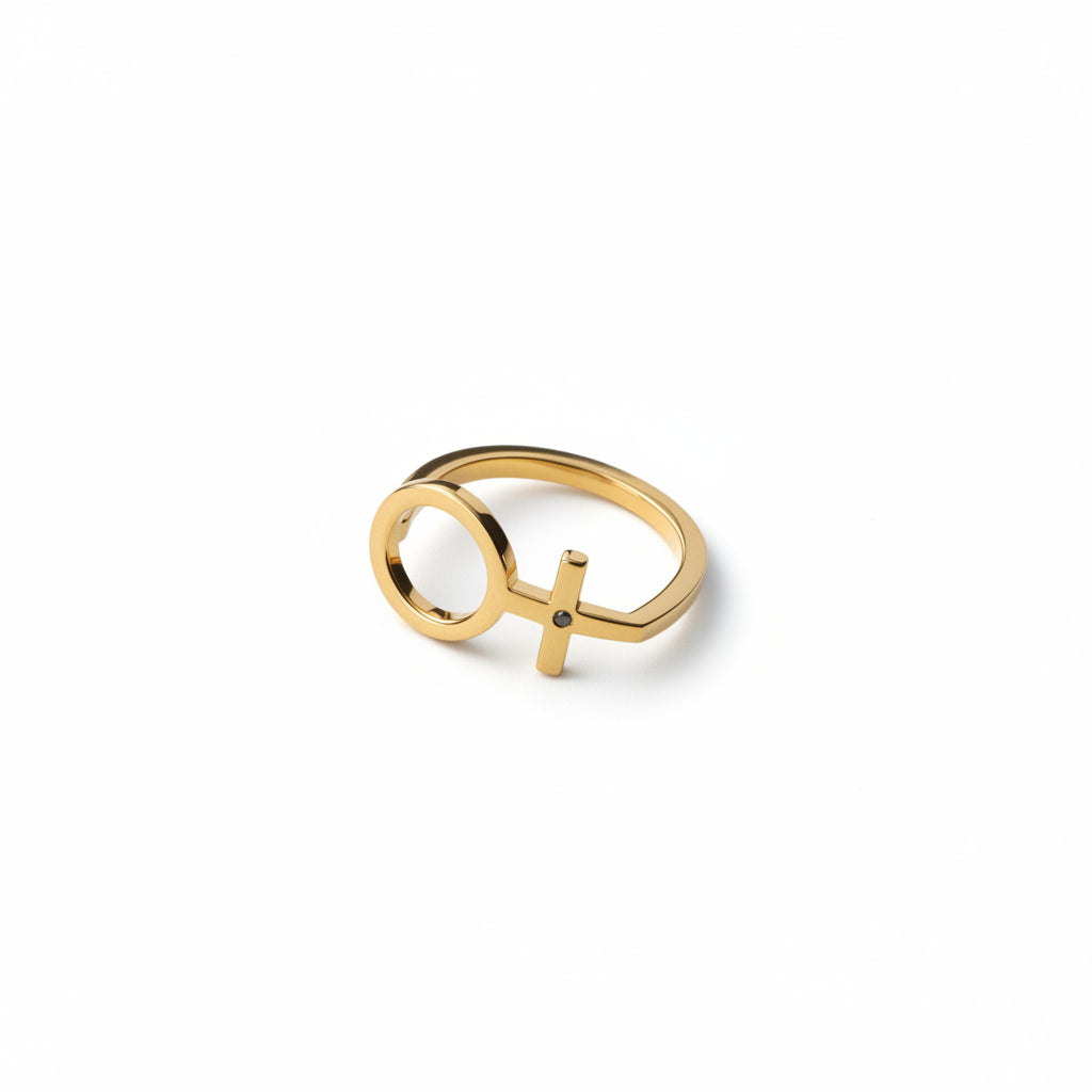 She Ring Red gold