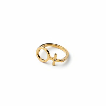 She Ring Red gold