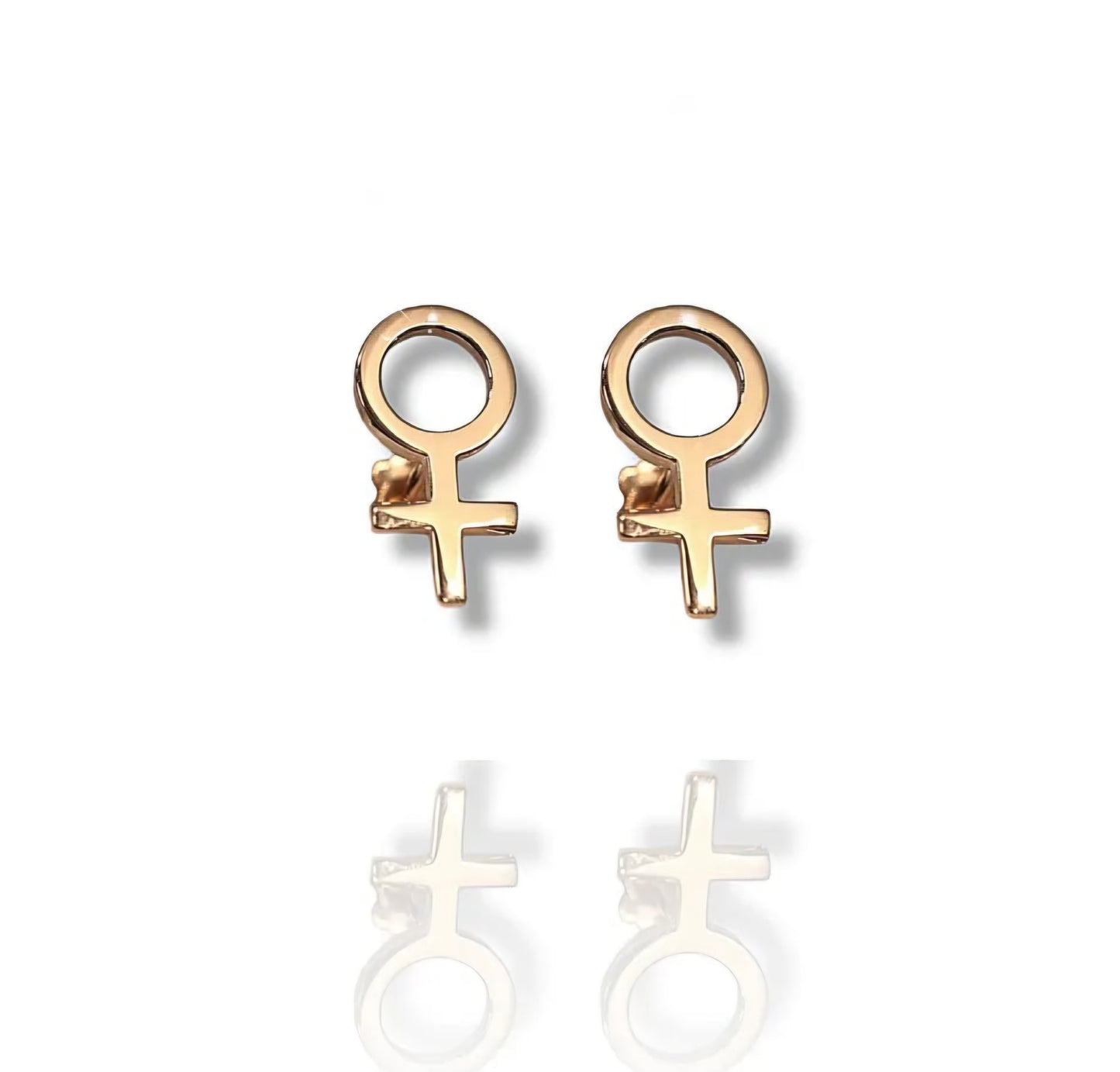 MINI SHE ÖRHÄNGEN RÖDGULD